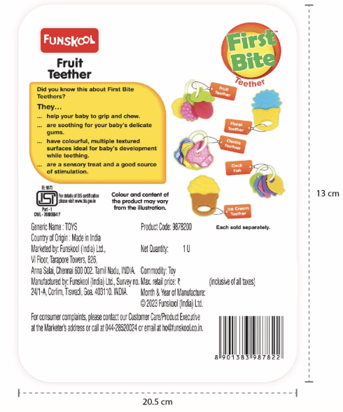 Giggles Fruit Teether