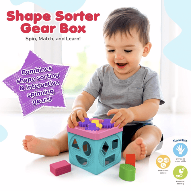 Giggles Shape Sorter Gear Box thumbnail 2