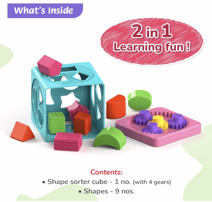 Giggles Shape Sorter Gear Box thumbnail 4